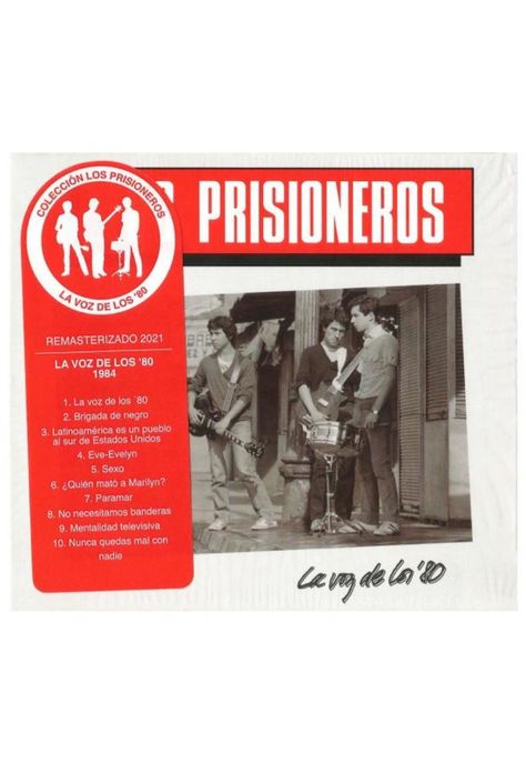 LOS PRISIONEROS - LA VOZ DE LOS 80'S (REMASTERIZADO) | CD-0