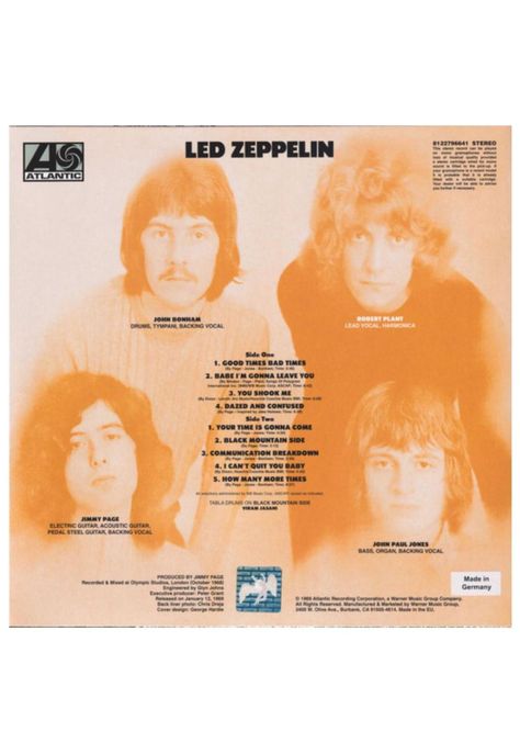 LED ZEPPELIN - I | VINILO-1