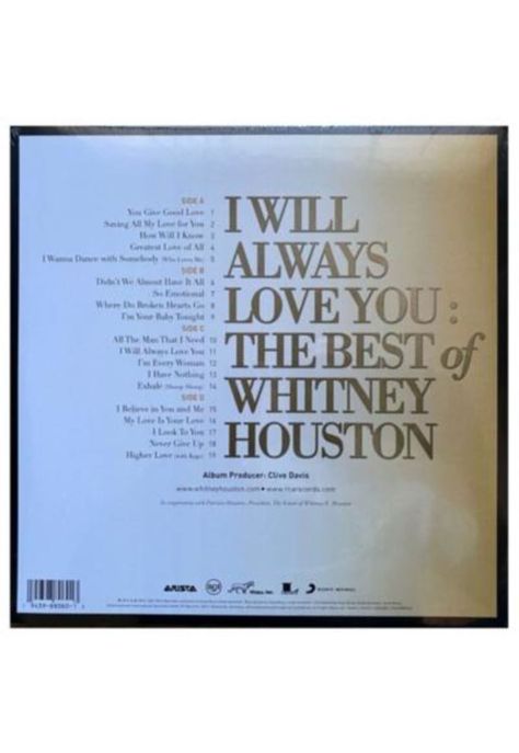 WHITNEY HOUSTON - I WILL ALWAYS LOVE YOU THE BEST OF (2LP) | VINILO-1