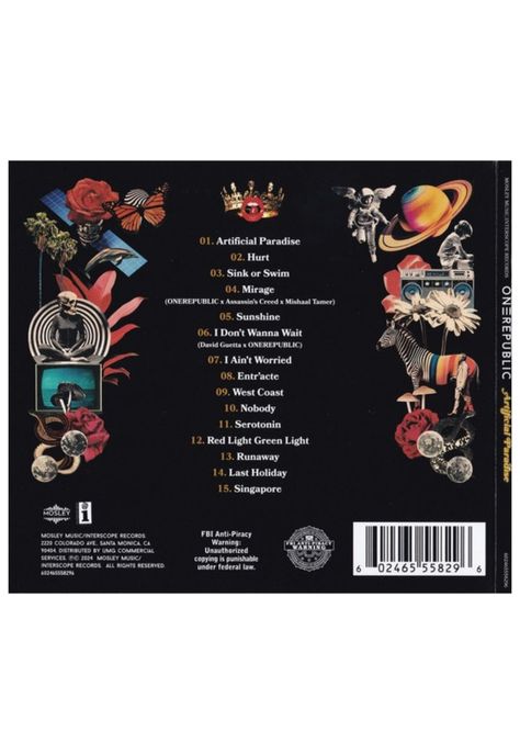 ONEREPUBLIC - ARTIFICIAL PARADISE (DIGIPACK) | CD-1