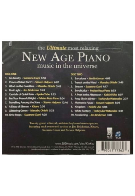 NEW AGE PIANO - THE MOST RELAXING 2CD-1