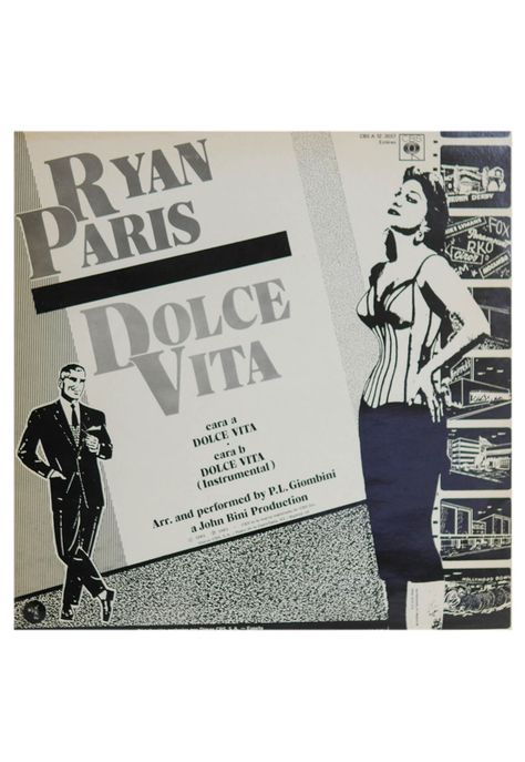 RYAN PARIS - DOLCE VITA | 12" MAXI SINGLE USADO-1
