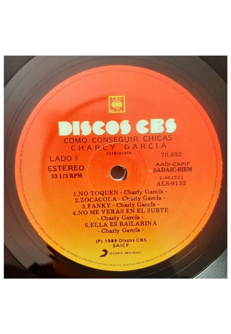 CHARLY GARCIA - COMO CONSEGUIR CHICAS | VINILO-3
