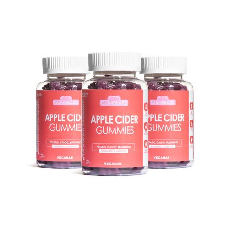 Pack Vitamina Apple Cider Tratamiento 3 mes - GumiBears-0
