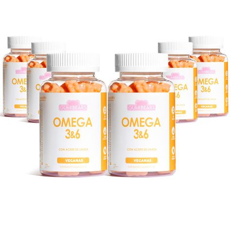 Pack Vitamina Omega 3&6 aceites esenciales 6 meses  GumiBears-2
