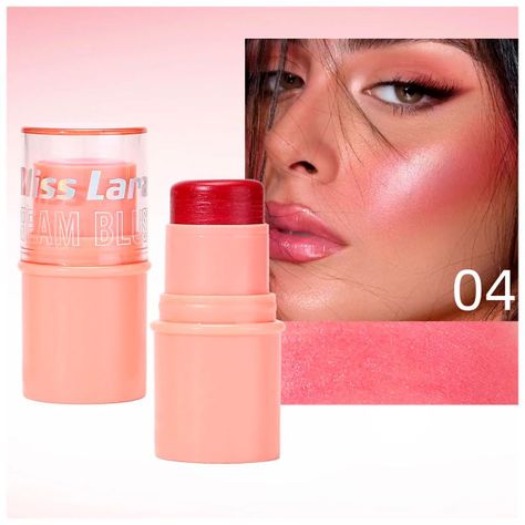 Rubor En Barra Blush Stick Colorete Labios Mejillas Ojos-0