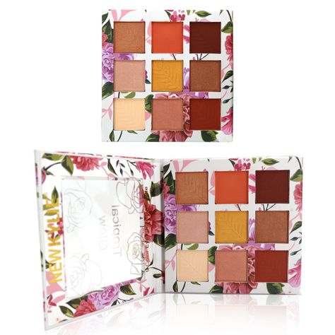 Paleta De Sombras Ojos 9 Tonos Tropical Nude Matte Y Glow-0