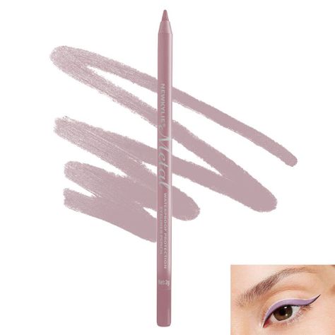 Lapiz Delineador De Ojos Crayon Metalizado Oro Rosa-1