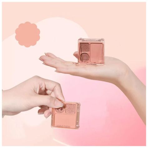 Mini Paleta De Sombras Ojos 3 Tonos Maquillaje Glitter y Mate-1