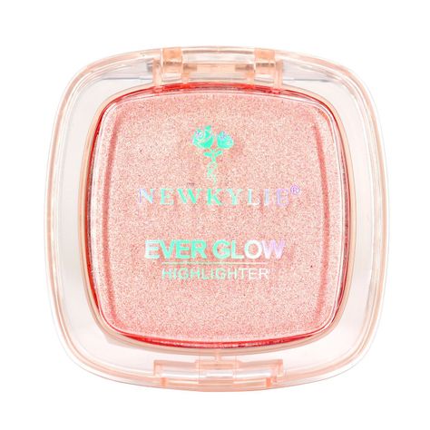 Iluminador En Polvo Glow Brocha Espejo Maquillaje Rosa-0