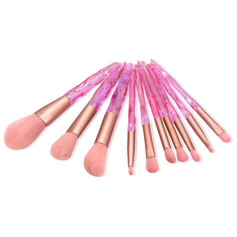 Set Brochas y Pinceles Para Maquillaje Profesional con Bolso Estuche-1