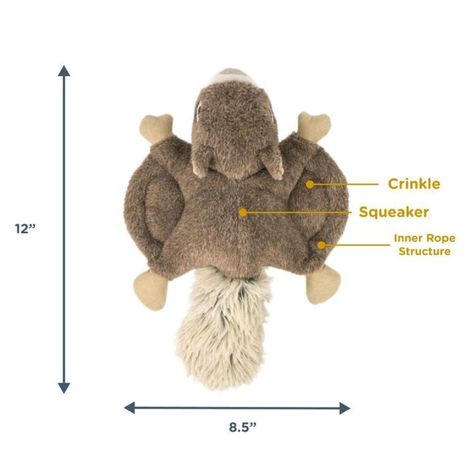 Peluche Ardilla Voladora con Sonido-1