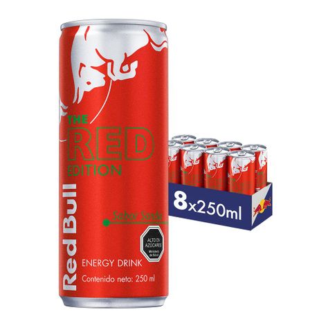 Red Bull Bebida Energética Pack 8 Latas Sandía 250Ml-0