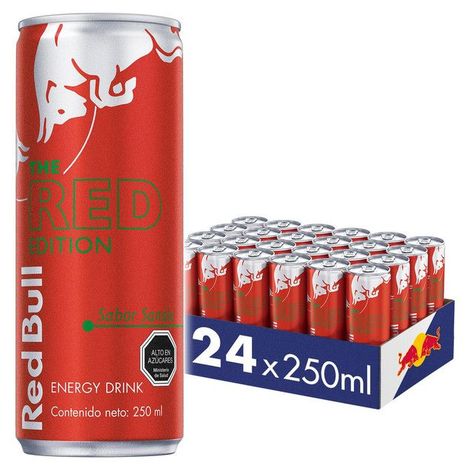 Red Bull Bebida Energética Pack 24 Latas Sandía 250Ml-0