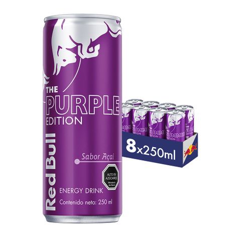 Red Bull Bebida Energética Pack 8 Latas Acai 250Ml-0