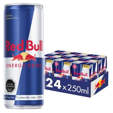 Red Bull Bebida Energética Pack 24 Latas 250Ml-0