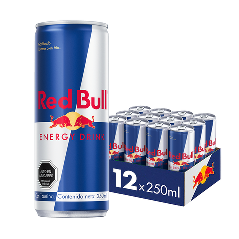 Red Bull Bebida Energética Pack 12 Latas 250Ml-0
