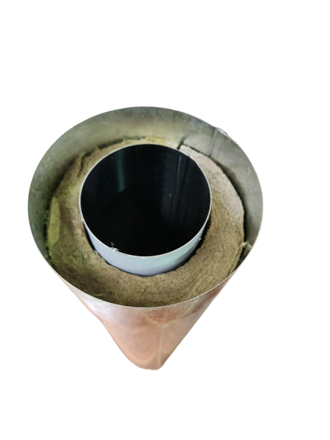 Doble Ducto Pellet 80 Mm Inox // Bekon Spa-1