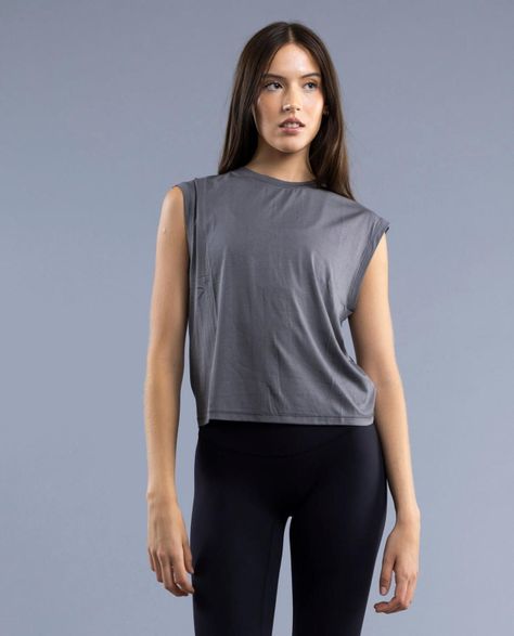 Polera Sin Mangas Liv Charcoal-0