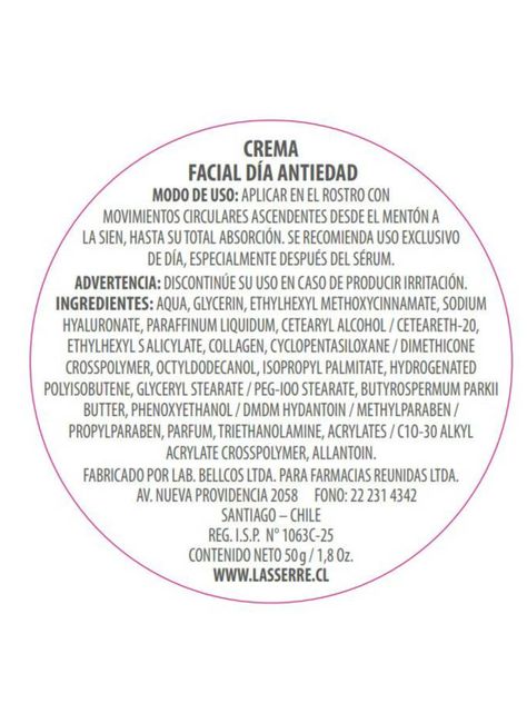 CREMA FACIAL DÍA ANTIEDAD (HIALURONICO) 50 g-1