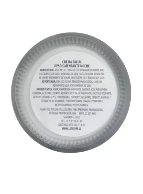 CREMA FACIAL DESPIGMENTANTE NOCHE (GLICÓLICO 8%) 50 g-1
