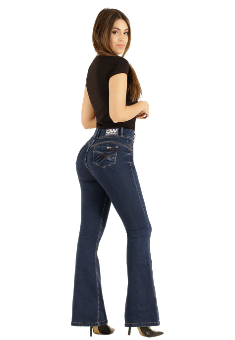 Jeans One World New York Cristal Mujer -1