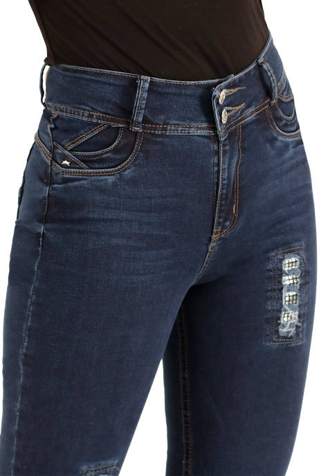Jeans One World New York Cristal Mujer -2