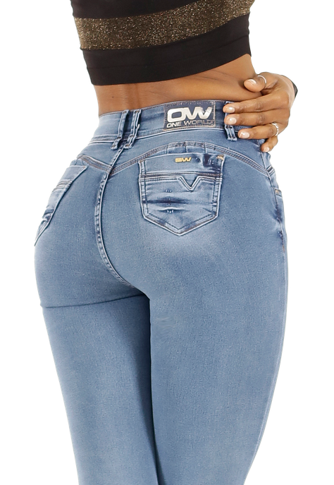 Jeans One World Renata Blue Mujer-3
