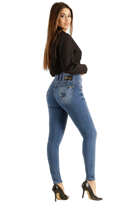 Jeans Bonita Paris Azul Mujer -1