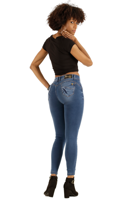 Jeans Bonita Barcelona Blue Mujer -1