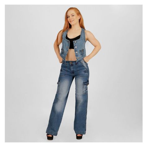 JEANS ONE WORLD CARGOS COD 1-5124-0