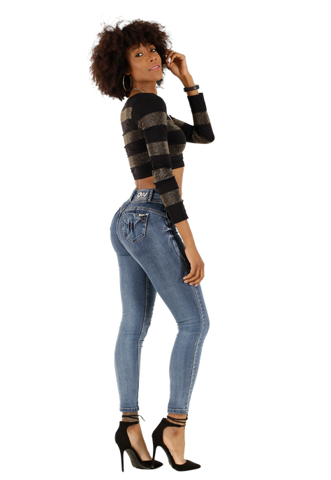 Jeans One World Sidney Mujer -1
