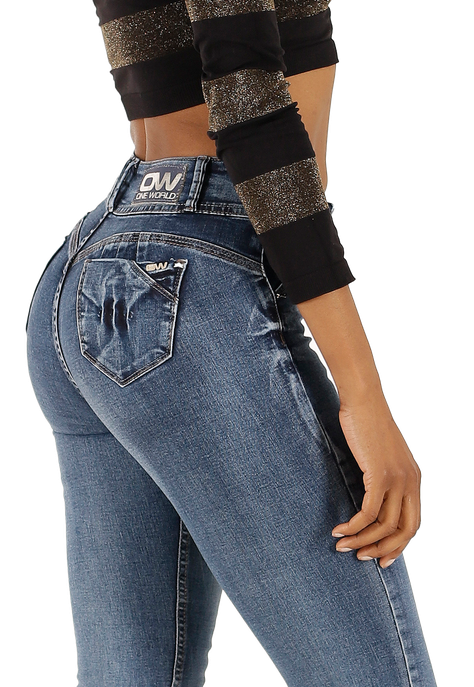 Jeans One World Sidney Mujer -3
