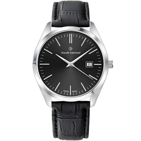 Reloj Claude Bernard Classic Negro 42mm Hombre-0