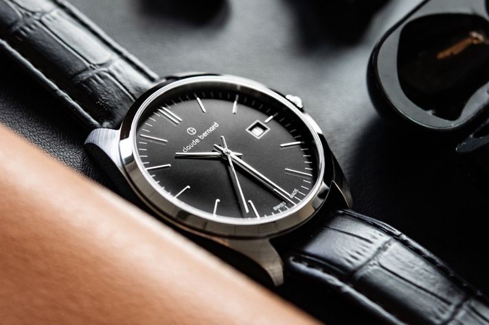 Reloj Claude Bernard Classic Negro 42mm Hombre-2