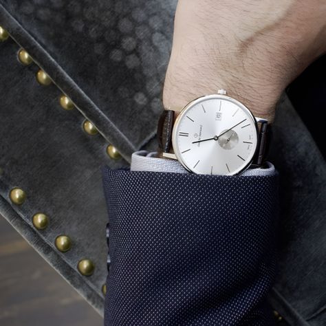 Reloj Claude Bernard Slim Line Cuero  Hombre-4