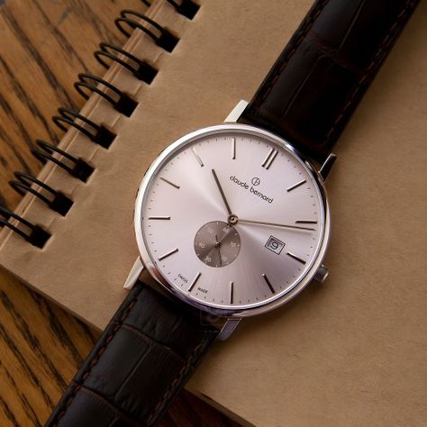 Reloj Claude Bernard Slim Line Cuero  Hombre-5