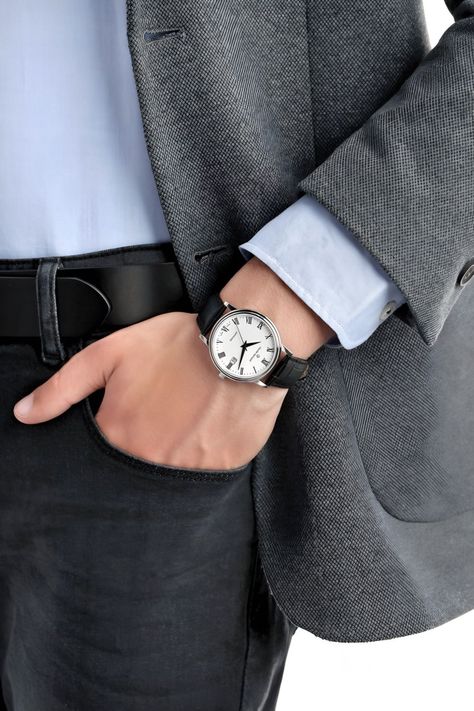Reloj Claude Bernard Classic Nro Romano 39mm Hombre -1