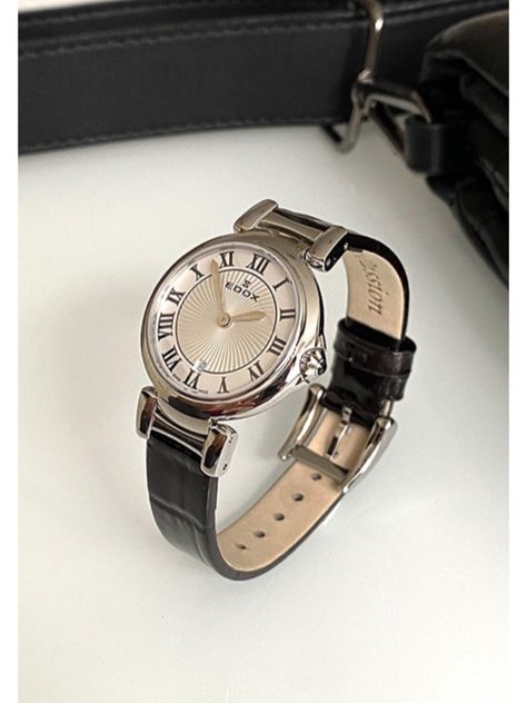 Reloj Edox Roman Numeral La Passion Mujer-4