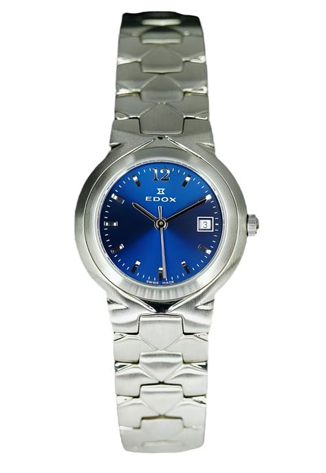 Reloj Edox Classic Esfera Azul Mujer-0