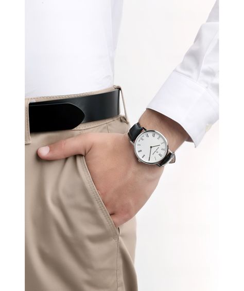 Reloj Claude Bernard Slim Line Roman Numeral Hombre -4