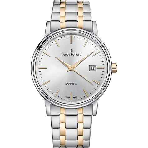 Reloj Claude Bernard Classic Bicolor 42mm Hombre-0