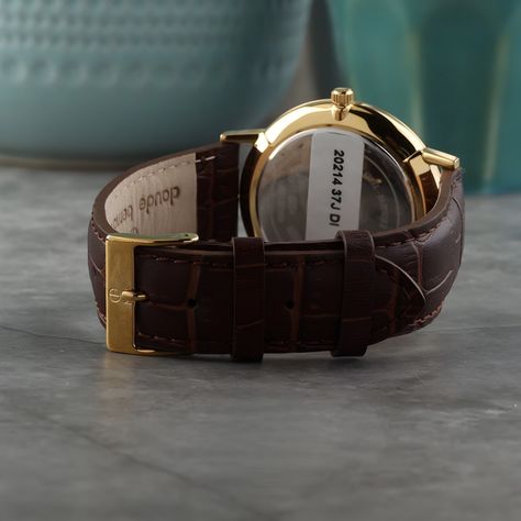Reloj Claude Bernard Slim Line 39mm Hombre Dorado-2