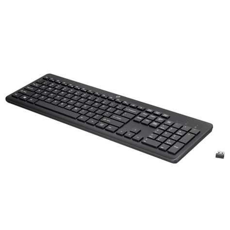 HP 230 Full-size Wireless Keyboard, Black- Reacondicionado-1