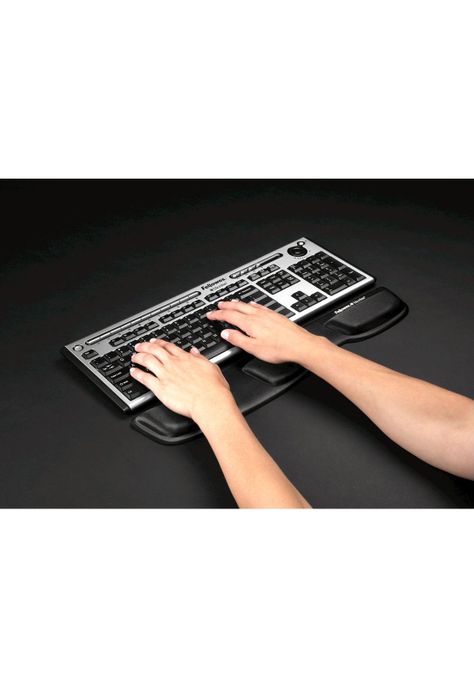 Reposa / Apoya Muñecas Teclado Negro Hilado-5