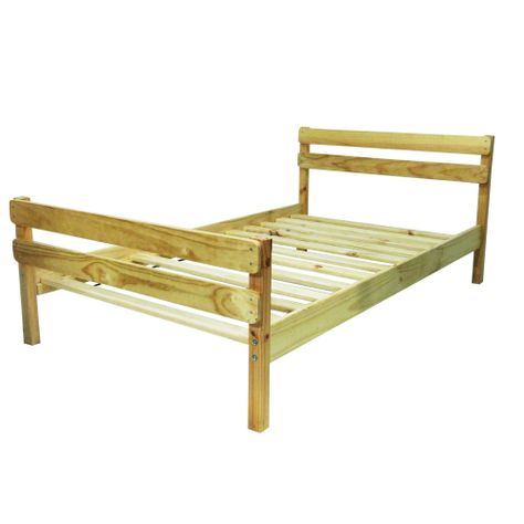Cama Natura Eco - Box 1.5 Plazas-0