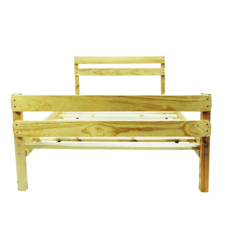 Cama Natura Eco - Box 1.5 Plazas-2