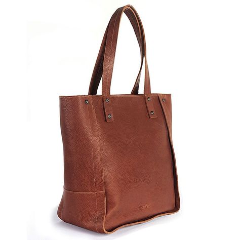 Cartera de cuero modelo Leonor Cognac-1