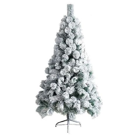 Arbol Nevado Navidad Decoración Arbolito 2.10 M 1200-0