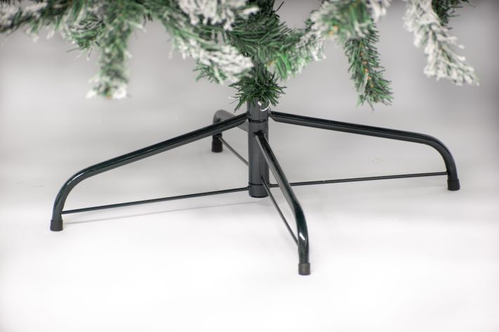 Árbol De Navidad Frondoso Nevado Con Manzanas 2.10m Arbolito para Pascua 210cm-4